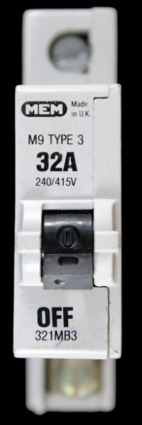 1P 32A TYPE 3 MCB