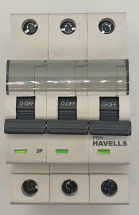Havells PSH Range Triple Pole C Type MCB's