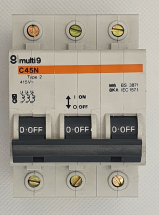 Merlin Gerin C45N Triple Pole B Curve MCB's (USED) Merlin Gerin C45N Triple Pole B Curve MCB's (USED)