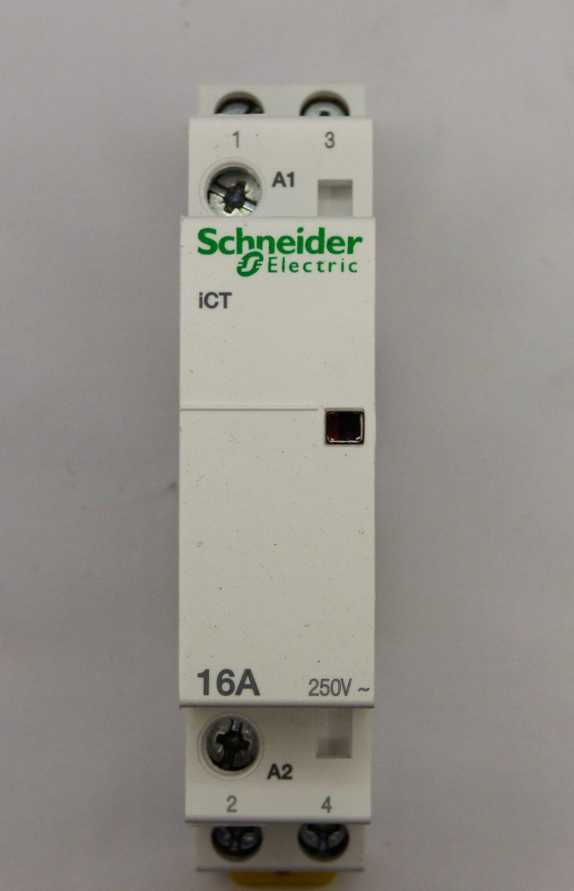 Schneider Acti9 Contactors ICT 16A 2NO 230 240VAC 50HZ CONTACTOR schneider-acti9-contactors-ict-16a-2no-230-240vac-50hz-contactor