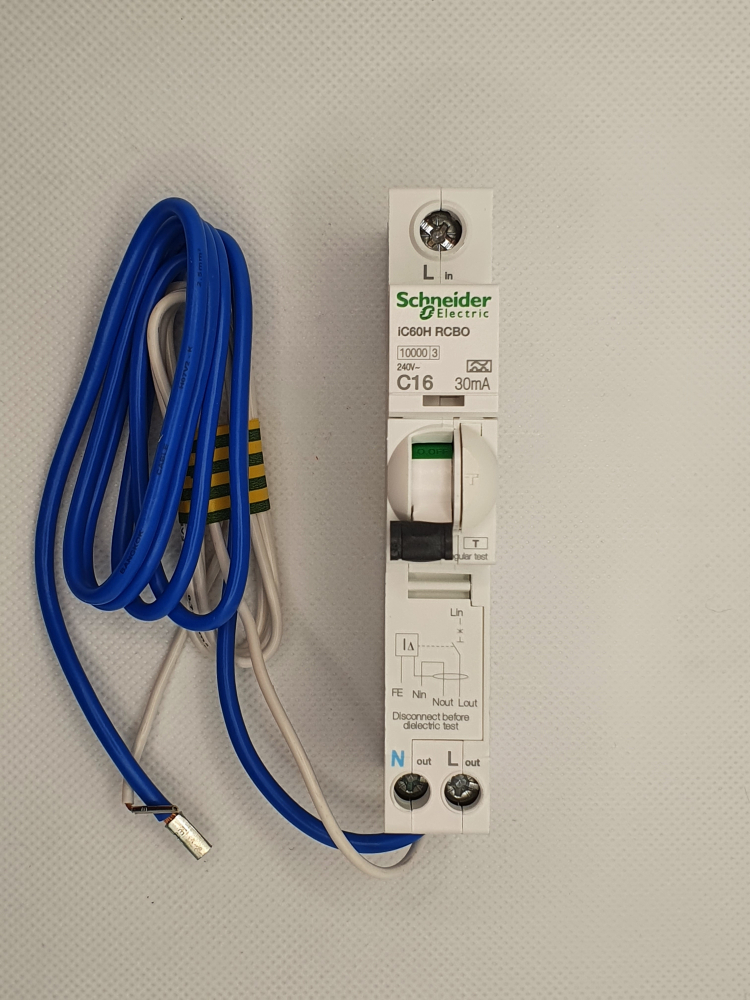 Schneider Acti9 C Curve RCBO's A9iC60H2 2P 16A C 30mA 110v RC RCBO ...