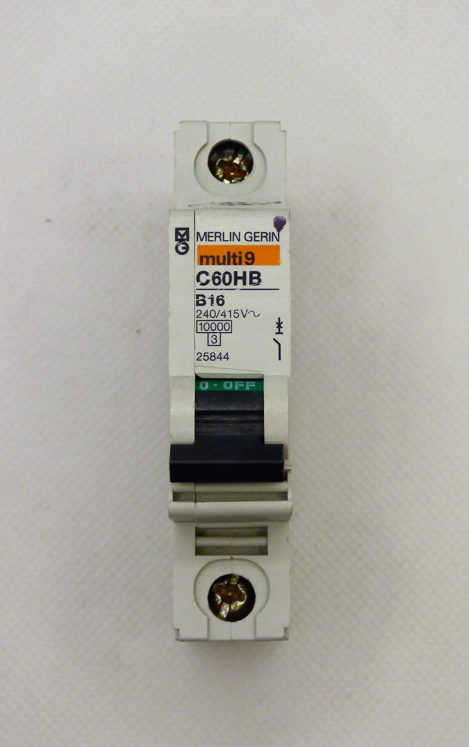 1P 16A TYPE B MCB 1P 16A TYPE B MCB