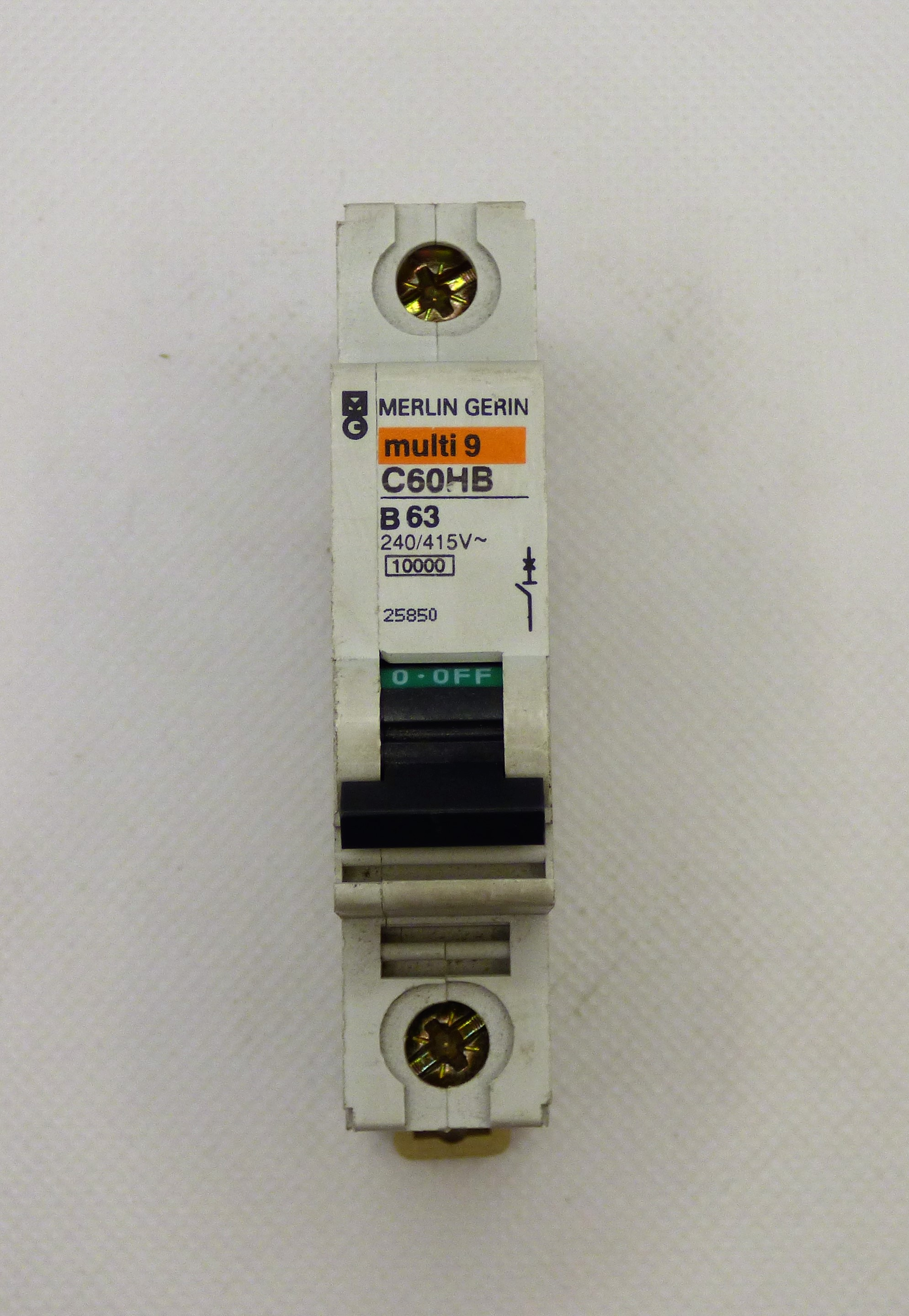 1P 63A TYPE B MCB 1P 63A TYPE B MCB