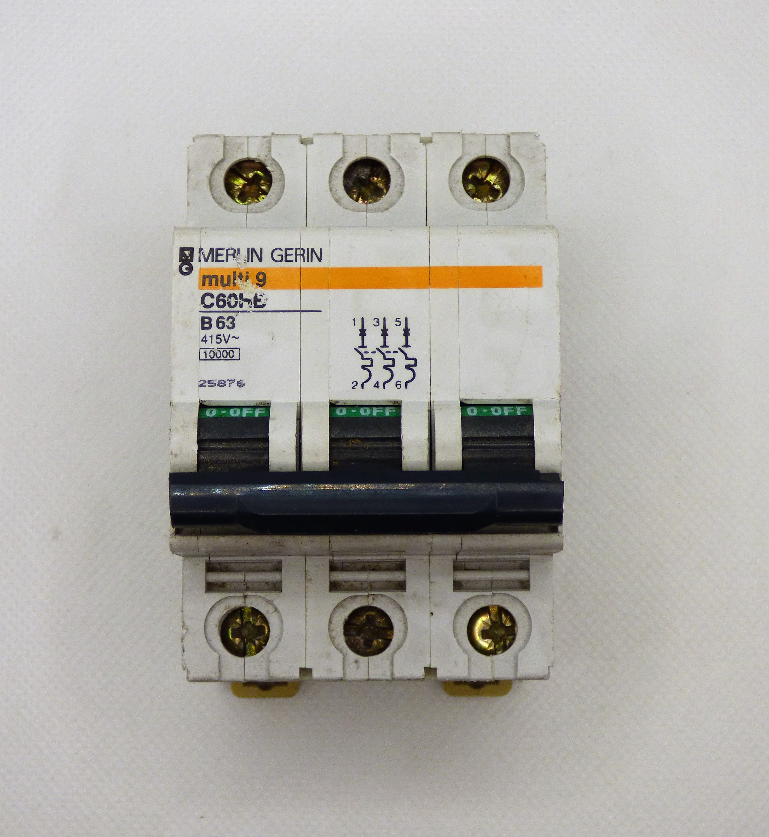 3P 63A TYPE B MCB