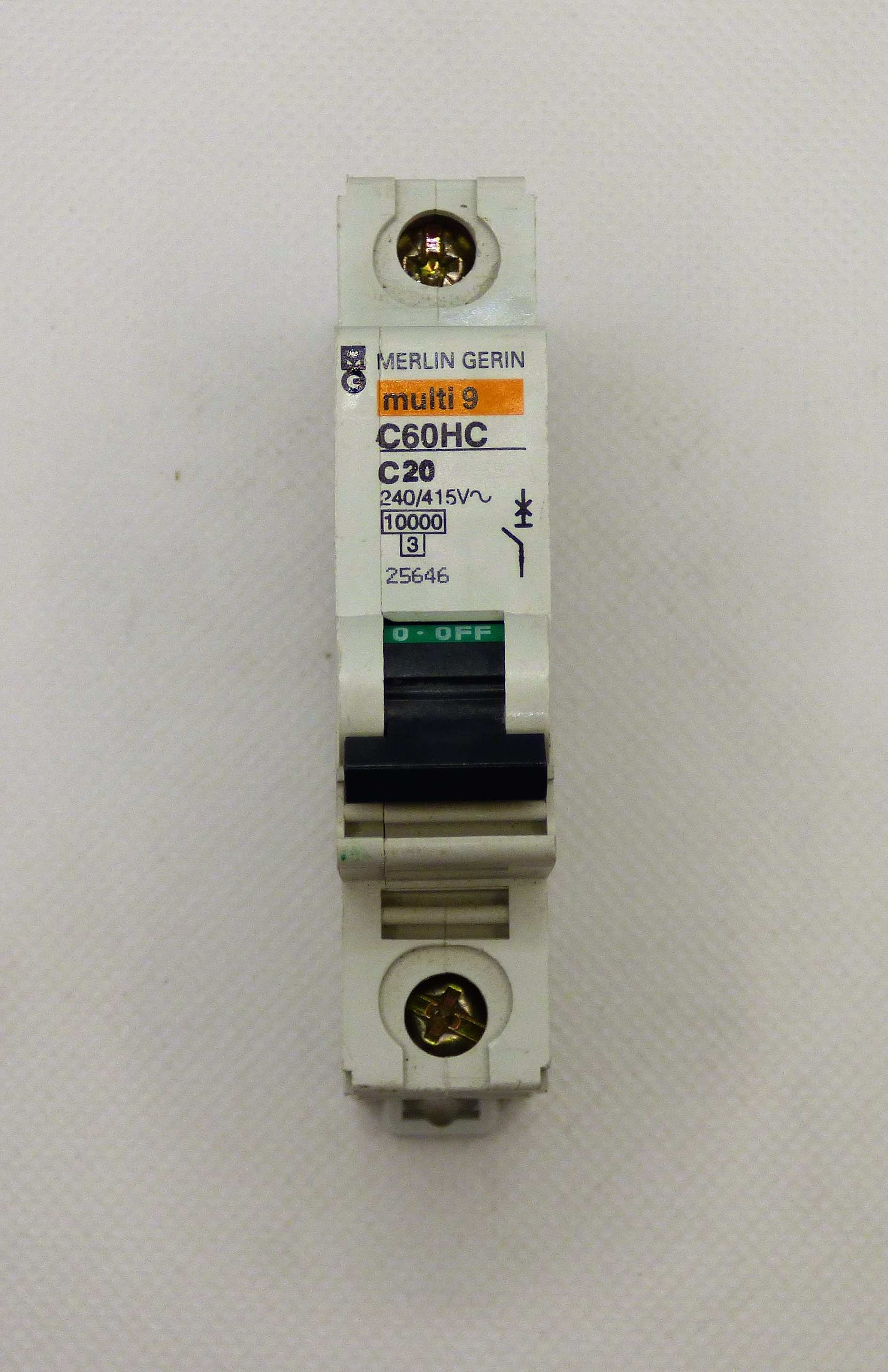 1P 20A TYPE C MCB