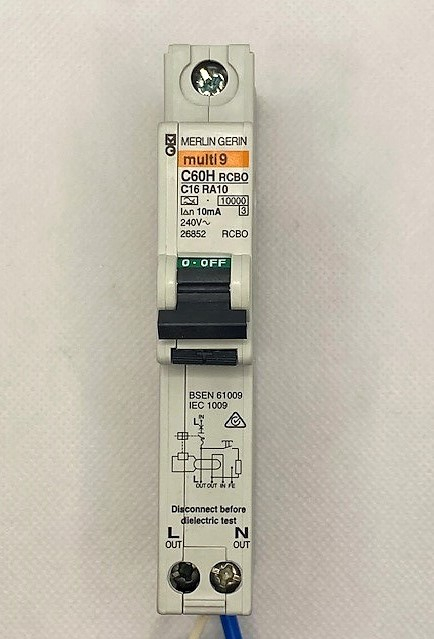 1P 16A TYPE C RCBO 100Ma 1P 16A TYPE C RCBO 100Ma