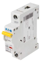 Eaton MCB 25A 10/15kA Trip Type C 1P Eaton MCB 25A 10/15kA Trip Type C 1P