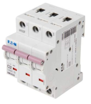 Eaton MCB 32A 10/15kA Trip Type C 3P Eaton MCB 32A 10/15kA Trip Type C 3P