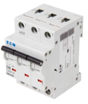 Eaton MCB 40A 10/15kA Trip Type C 3P Eaton MCB 40A 10/15kA Trip Type C 3P
