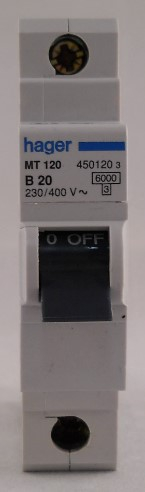 1P 20A TYPE B MCB